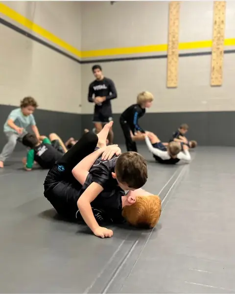 Kids rolling during class